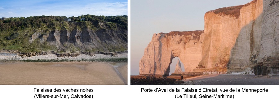 Les falaises littorales de Normandie : instabilités et dynamique gravitaire